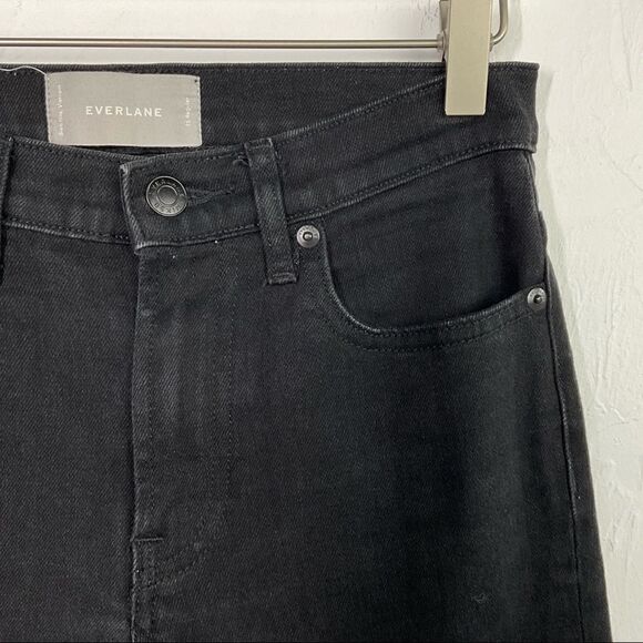 Everlane Washed Black High Rise Skinny Jeans 25 - Picture 2 of 5